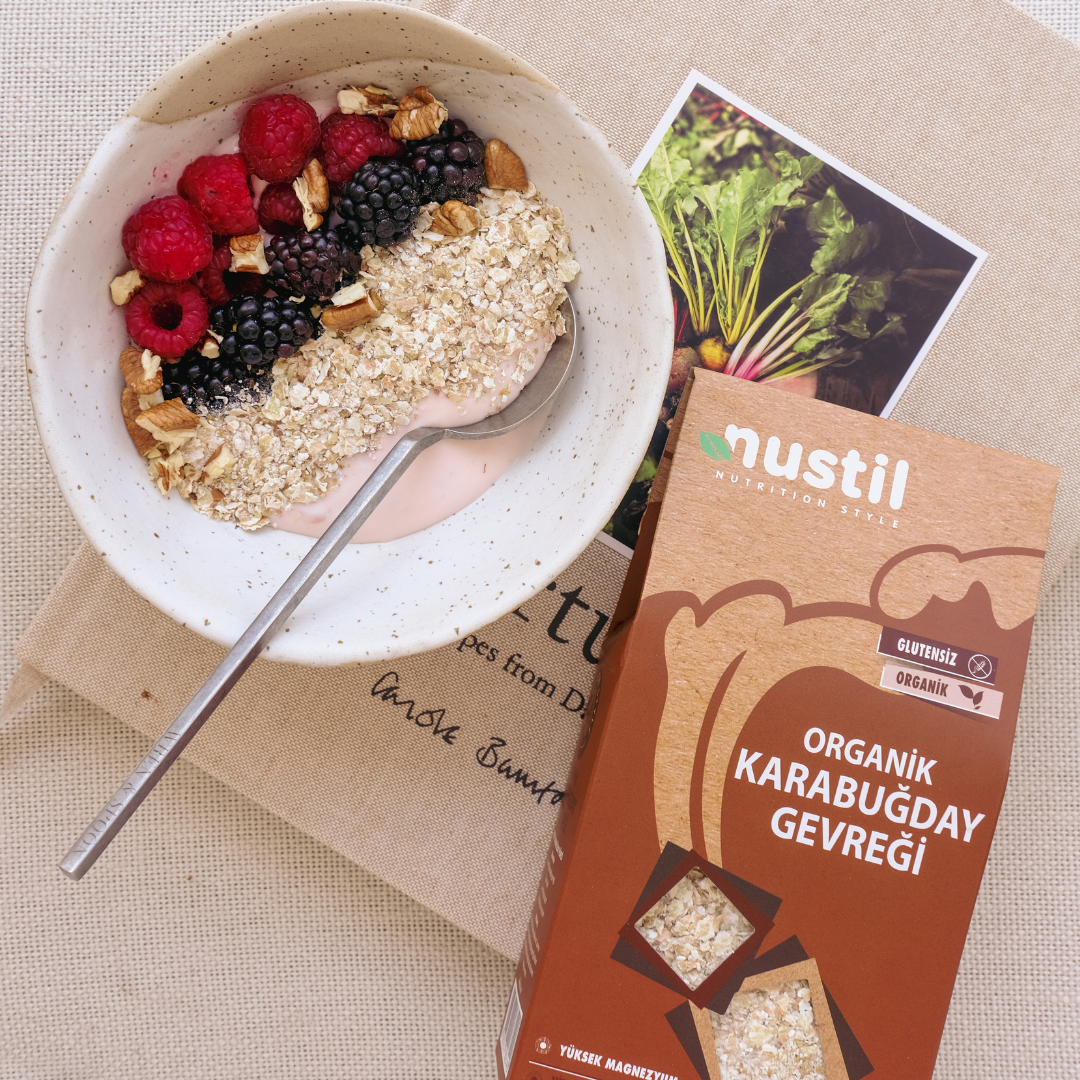 NUSTİL Organik Karabuğday Gevreği 250g