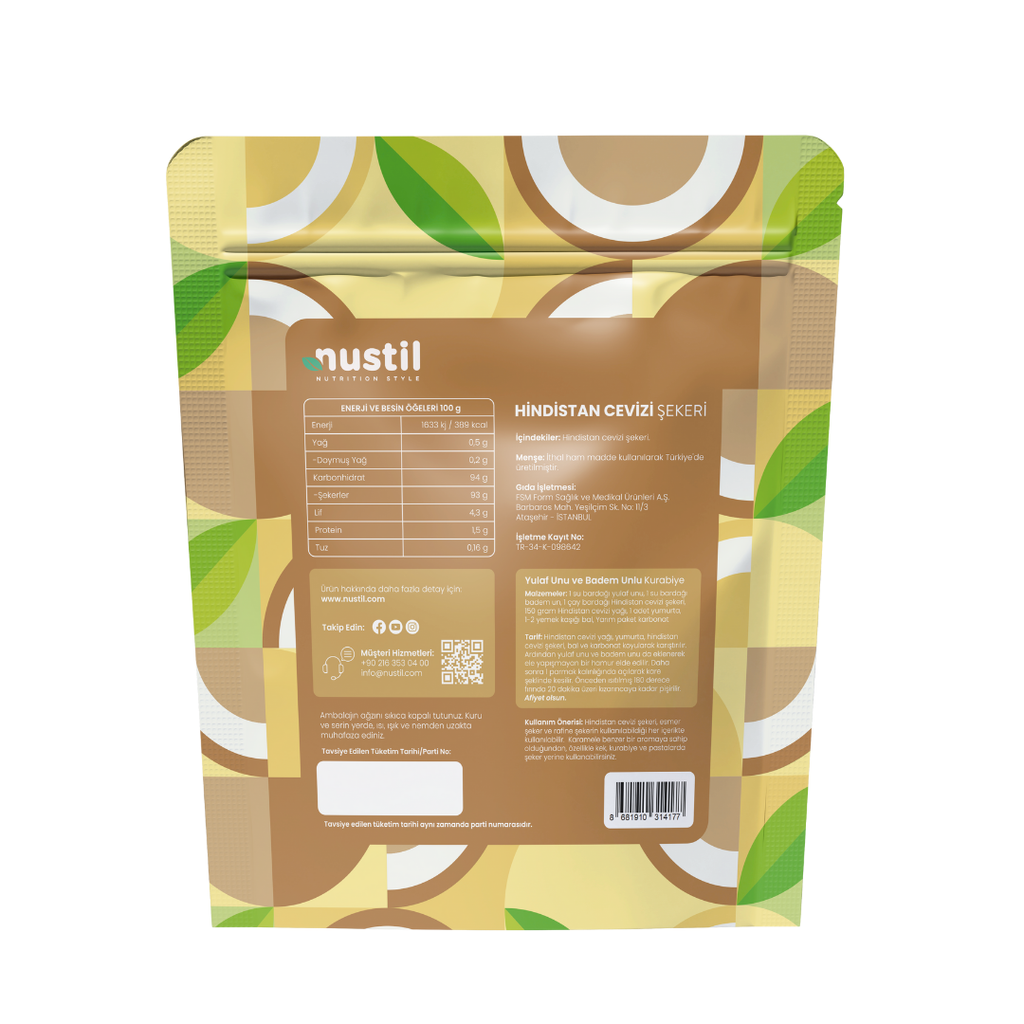 NUSTİL -Hindistan- Cevizi- Şekeri -340g