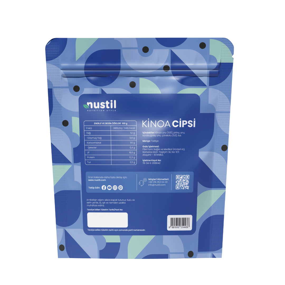 NUSTİL Çörek Otlu Kinoa Cipsi 35g