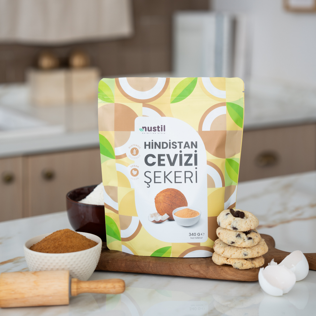 NUSTİL Hindistan Cevizi Şekeri 340g