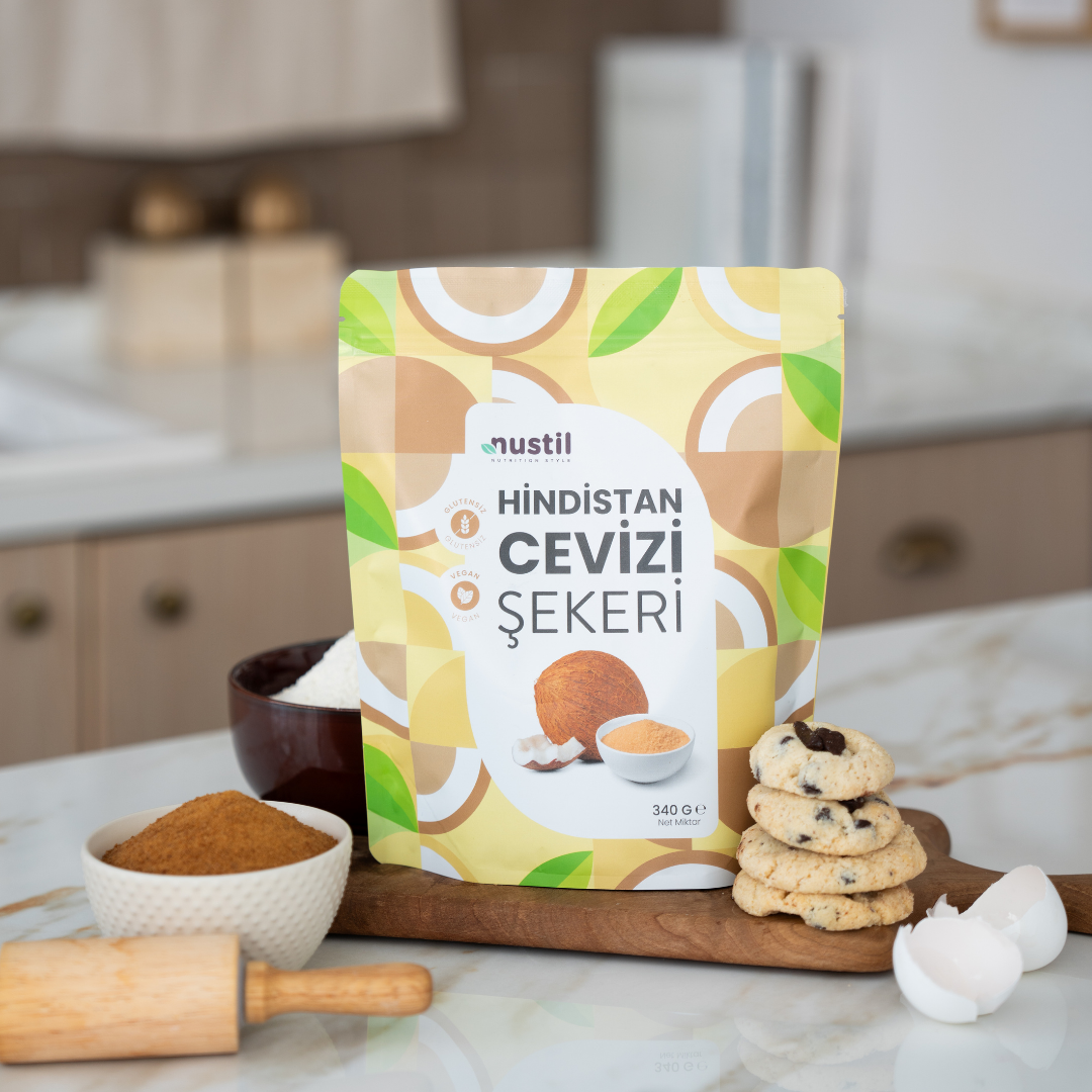NUSTİL Hindistan Cevizi Şekeri 340g