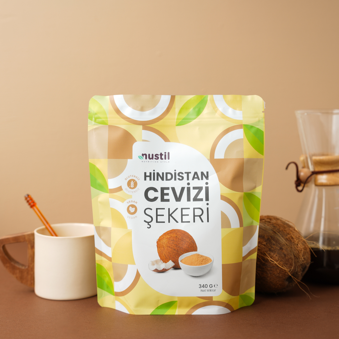 NUSTİL Hindistan Cevizi Şekeri 340g