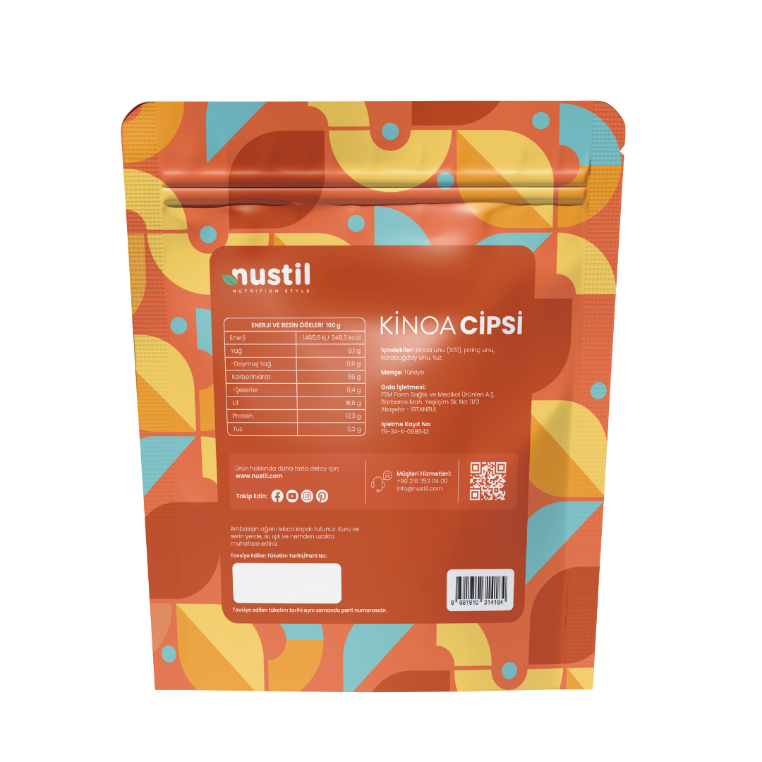 NUSTİL Kinoa Cipsi 35g