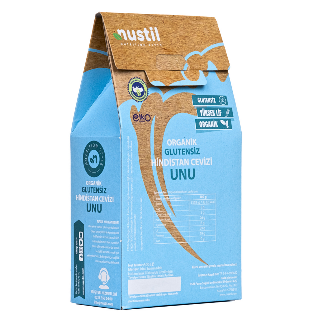 NUSTİL Organik Hindistan Cevizi Unu 300g