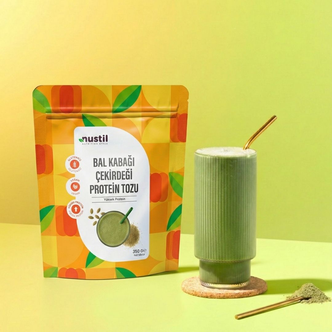 NUSTİL Bal Kabağı Çekirdeği Proteini Tozu 350g