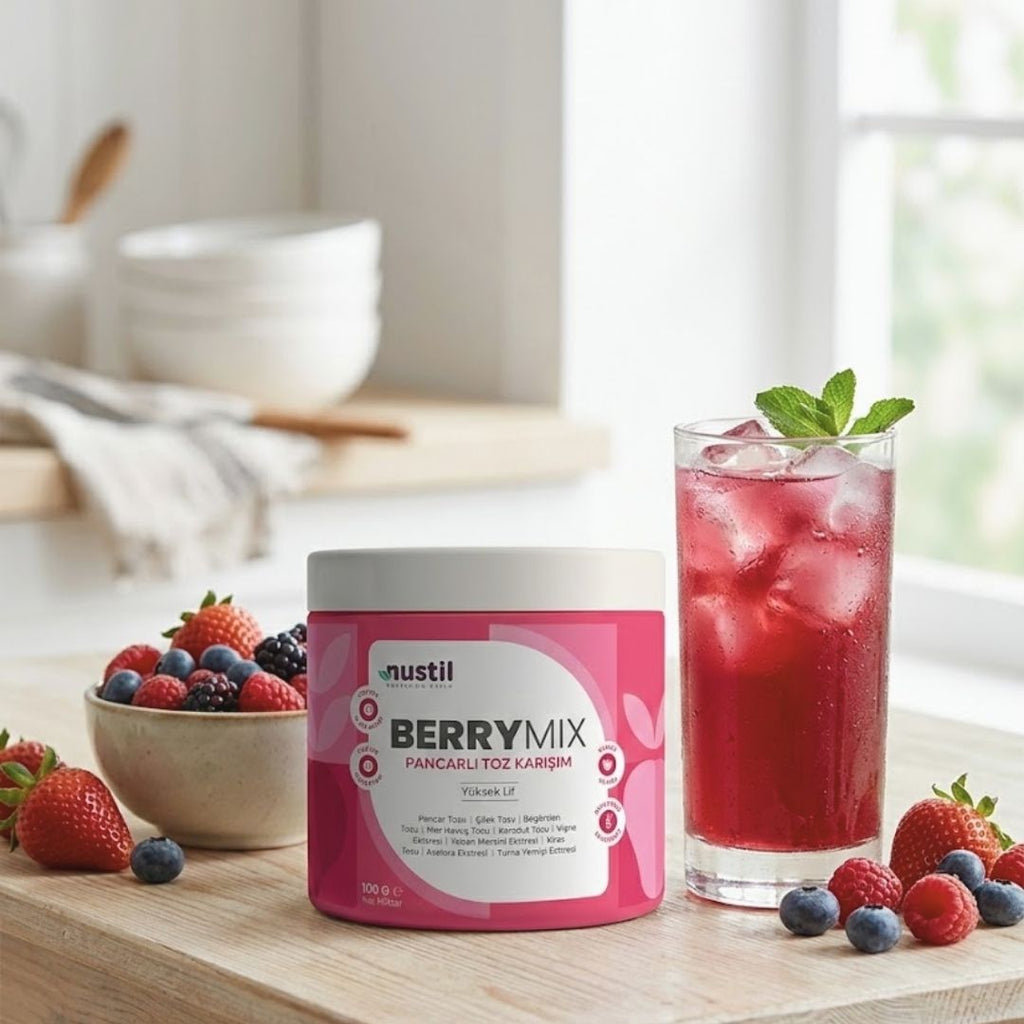 NUSTİL Berry Mix Orman Meyveli Toz Karışım 100g