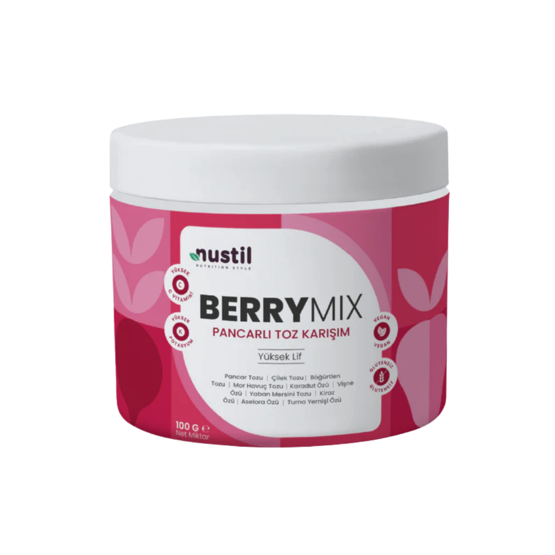NUSTİL Berry Mix Orman Meyveli Toz Karışım 