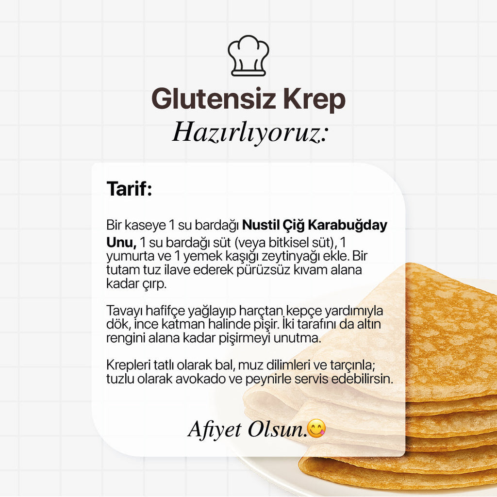 NUSTİL Çiğ Karabuğday Unu 300g