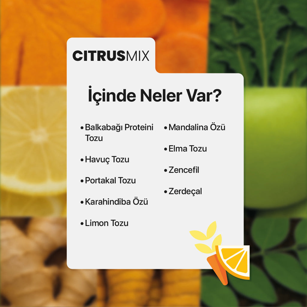 NUSTİL Citrus Mix Turunçgilli Toz Karışım 100g