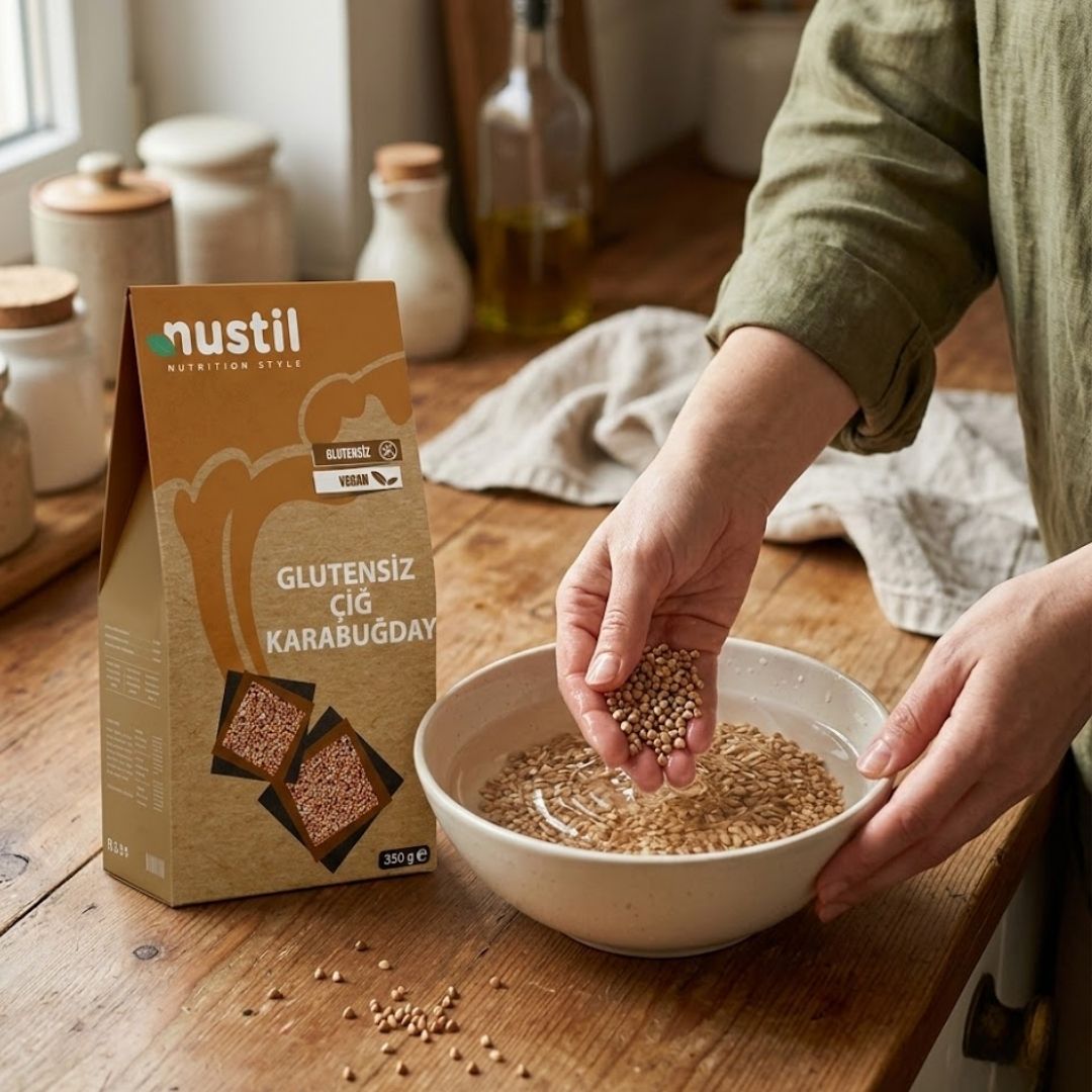 NUSTİL Glutensiz Çiğ Karabuğday 350g