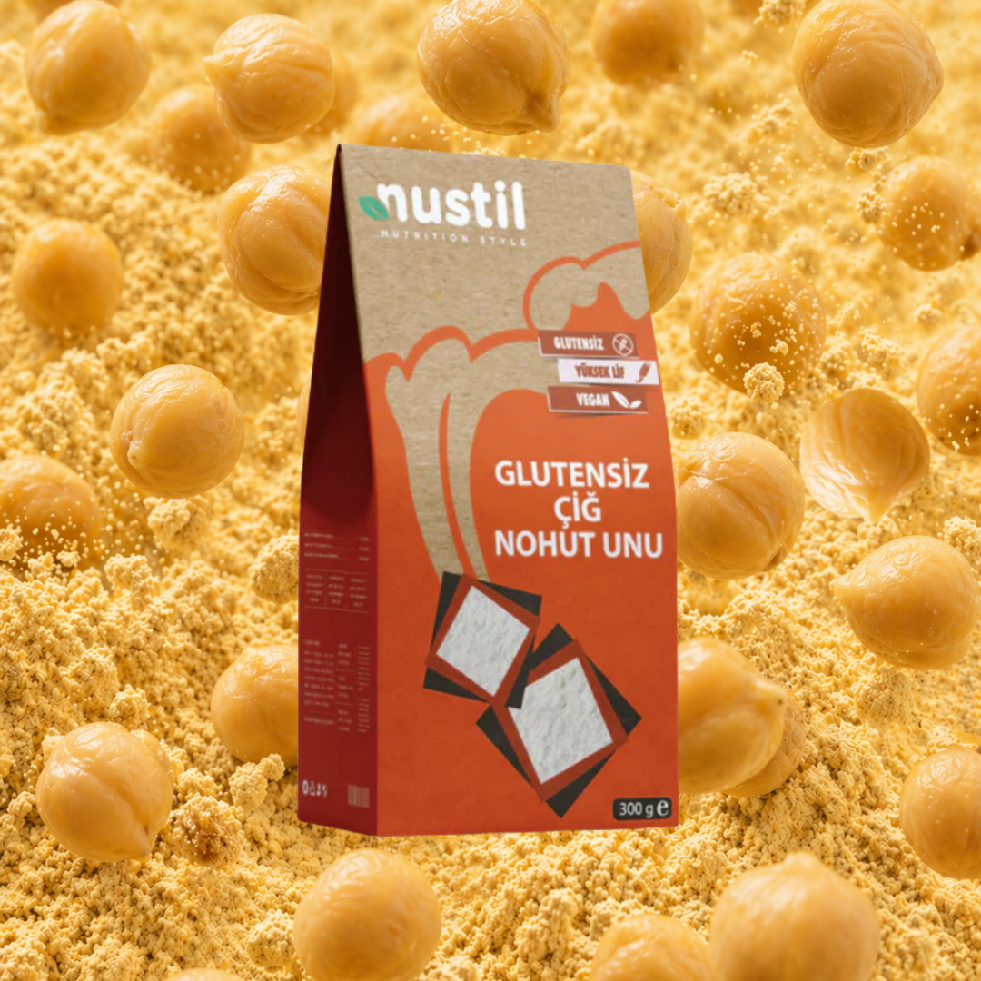 NUSTİL Glutensiz Çiğ Nohut Unu 300g