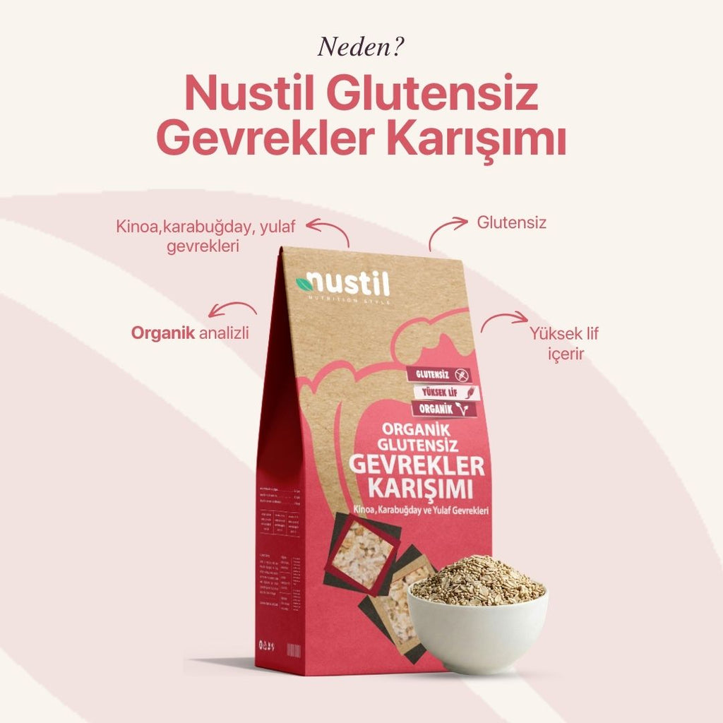 NUSTİL Organik Gevrekler Karışımı 250g