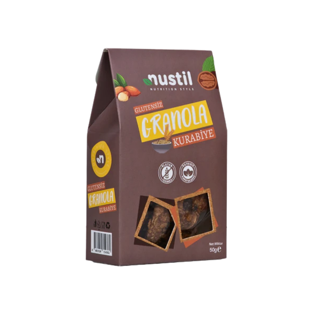 NUSTİL Glutensiz Granola Kurabiye 