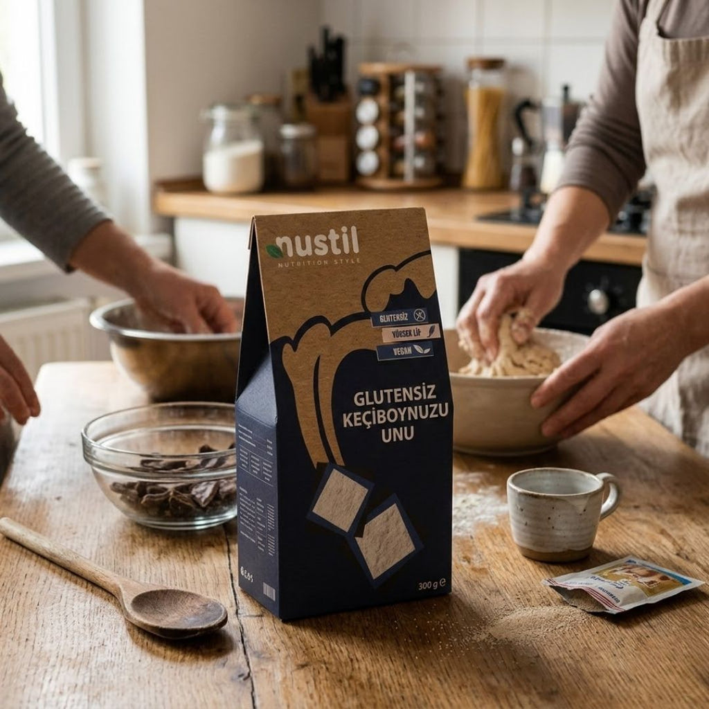 NUSTİL Glutensiz Keçiboynuzu Unu 300g