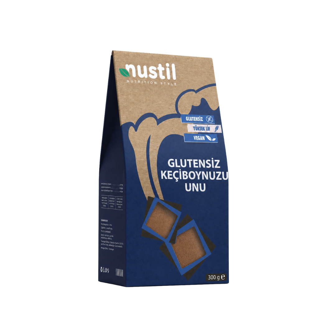 NUSTİL Glutensiz Keçiboynuzu Unu 