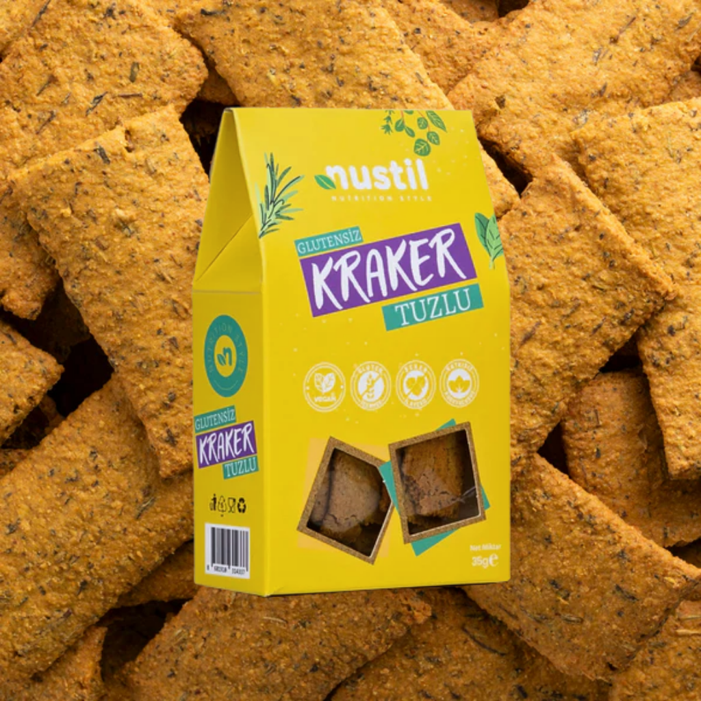 NUSTİL Glutensiz Tuzlu Kraker 35g