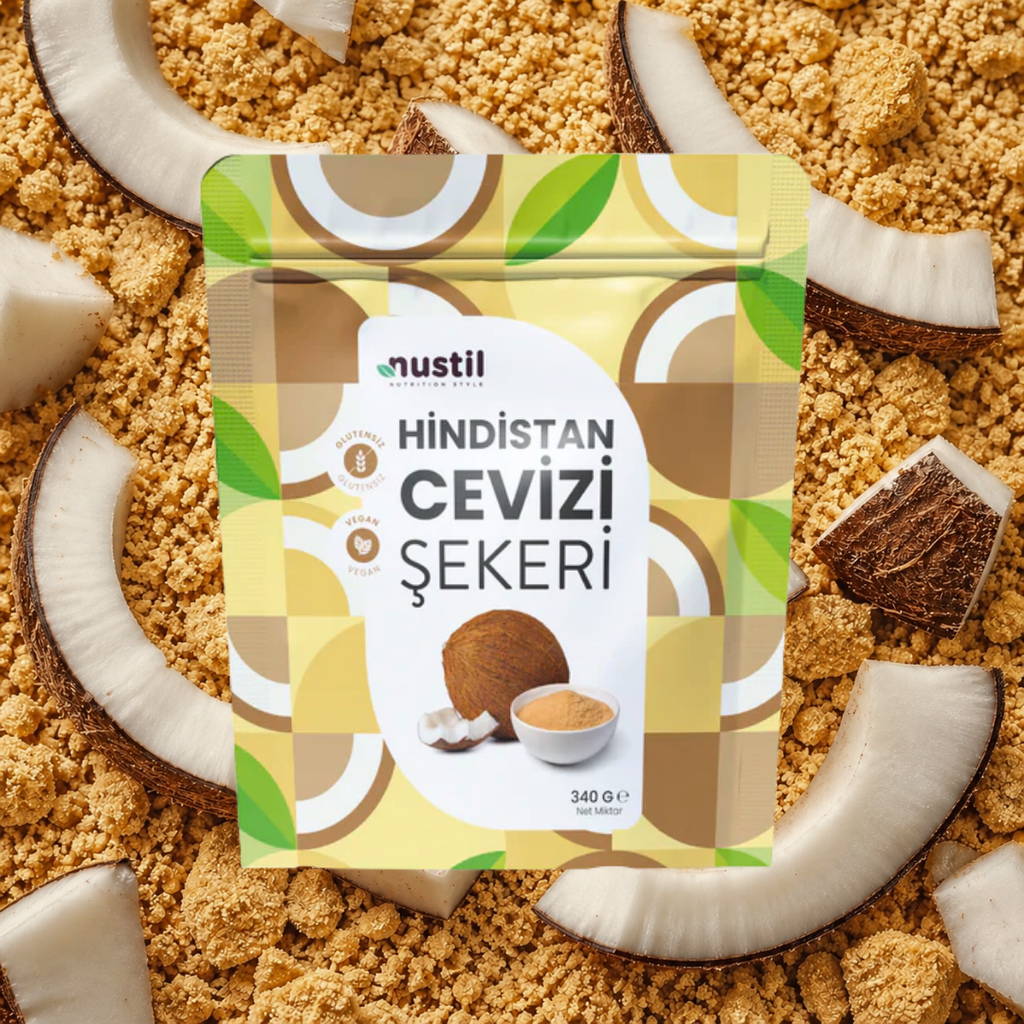 NUSTİL Hindistan Cevizi Şekeri 340g