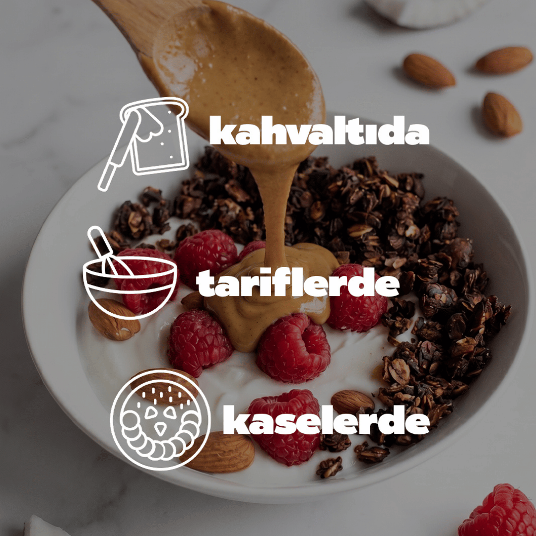NUSTİL Hindistan Cevizi Yağlı Yer Fıstığı Ezmesi 300g