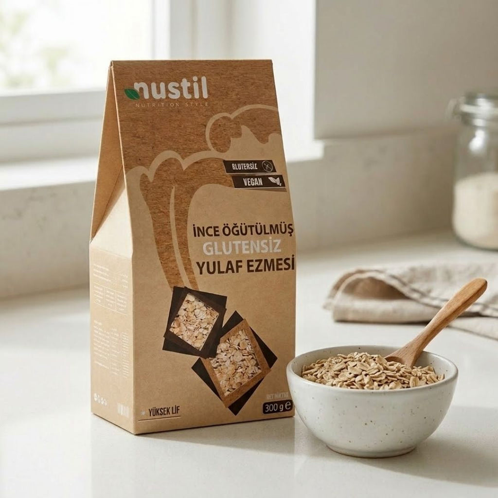 NUSTİL İnce Öğütülmüş Glutensiz Yulaf Ezmesi 300g