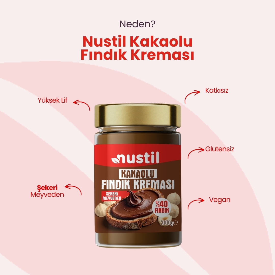 NUSTİL Kakaolu Fındık Kreması 300g