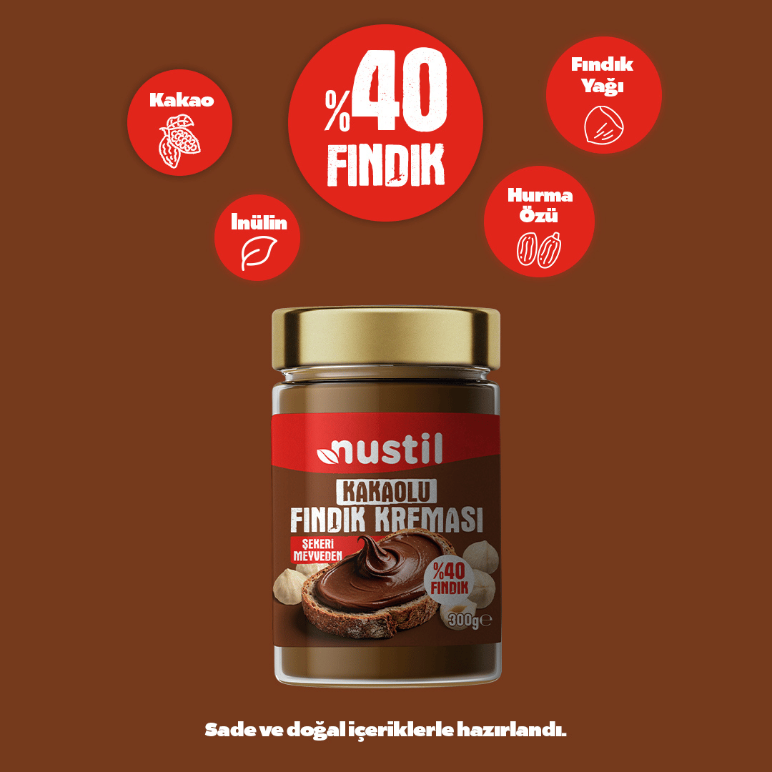 NUSTİL Kakaolu Fındık Kreması 300g