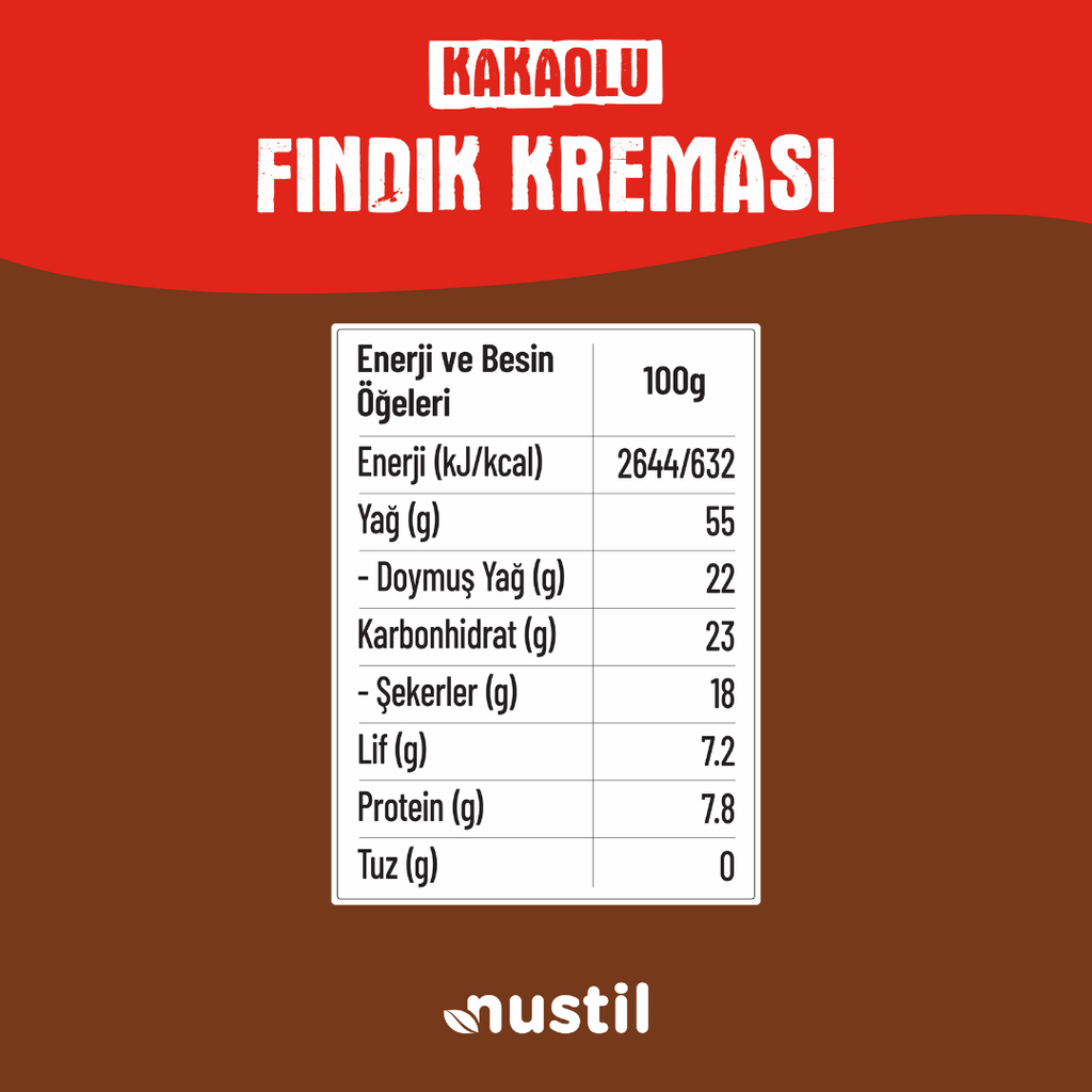 NUSTİL Kakaolu Fındık Kreması 300g