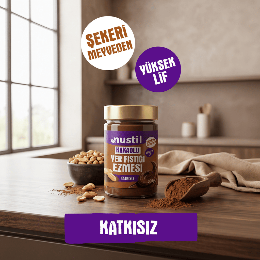 NUSTİL Kakaolu Yer Fıstığı Ezmesi 300g