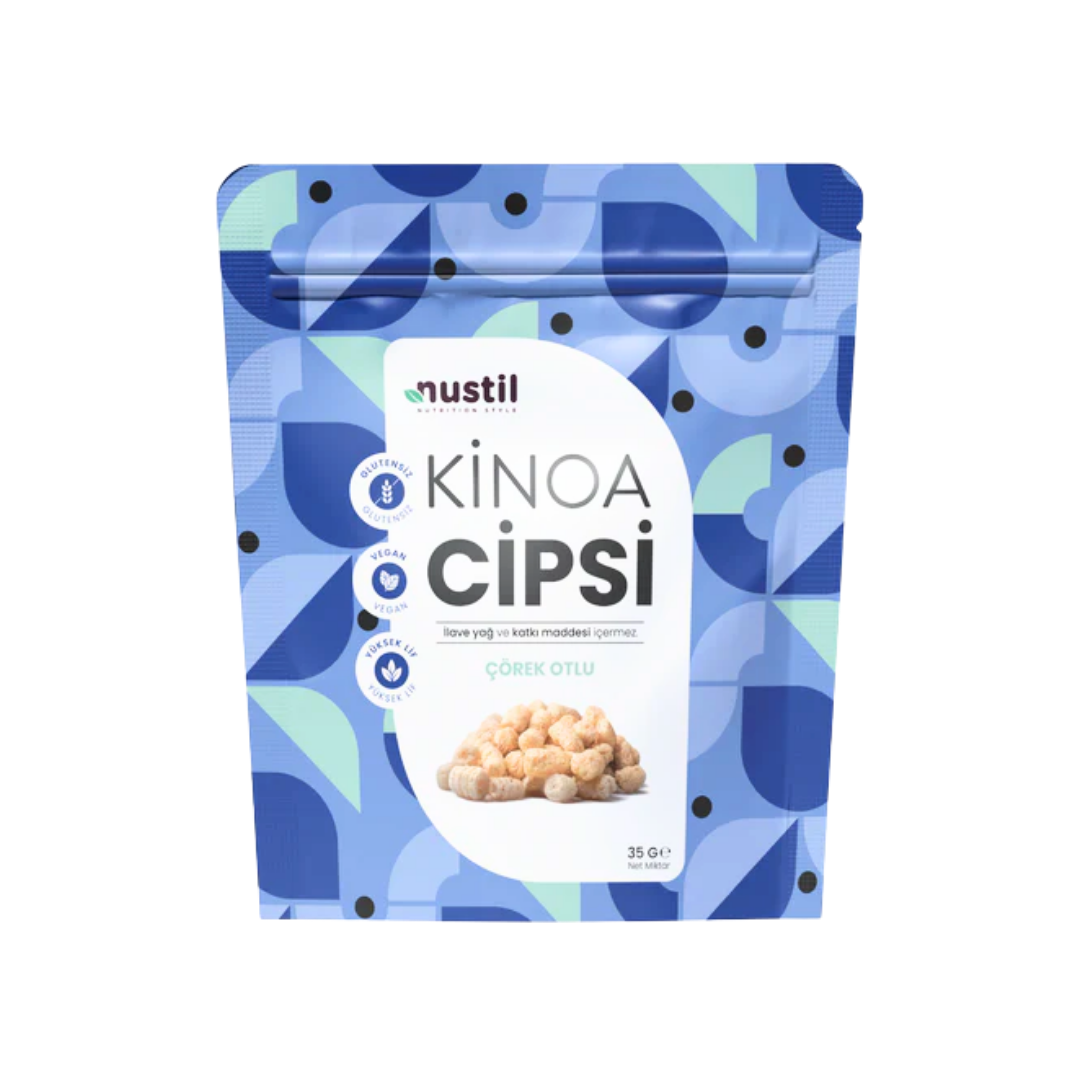 NUSTİL Çörek Otlu Kinoa Cipsi 
