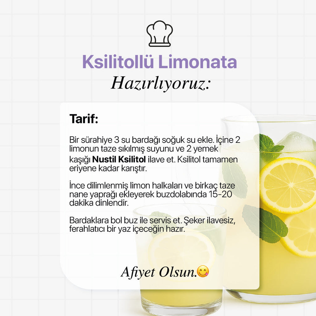 NUSTİL Ksilitol - Xylitol 250g