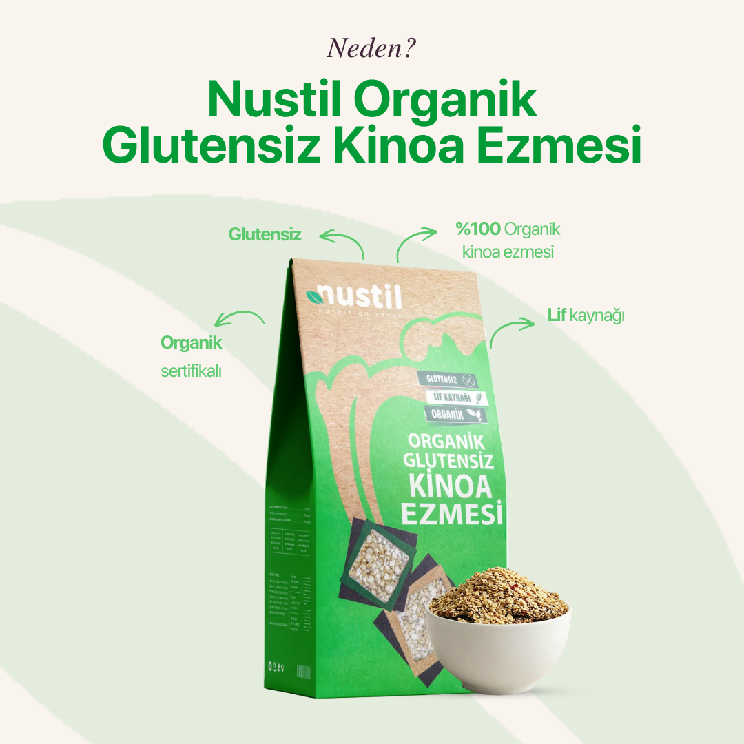 NUSTİL Organik Kinoa Ezmesi 250g