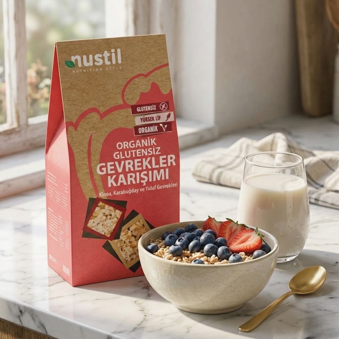 NUSTİL Organik Gevrekler Karışımı 250g