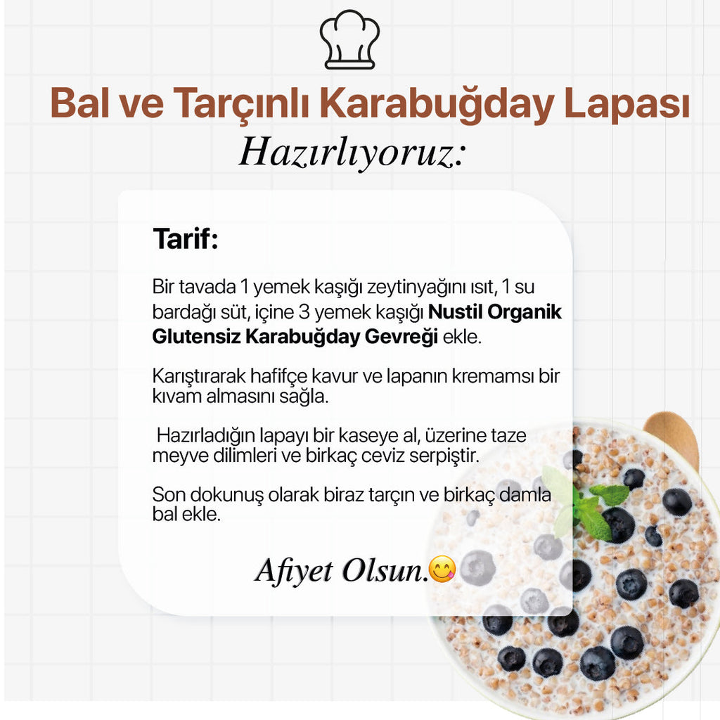 NUSTİL Organik Karabuğday Gevreği 250g