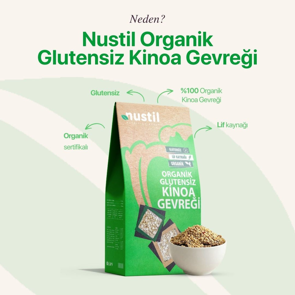 NUSTİL Organik Kinoa Gevreği 250g