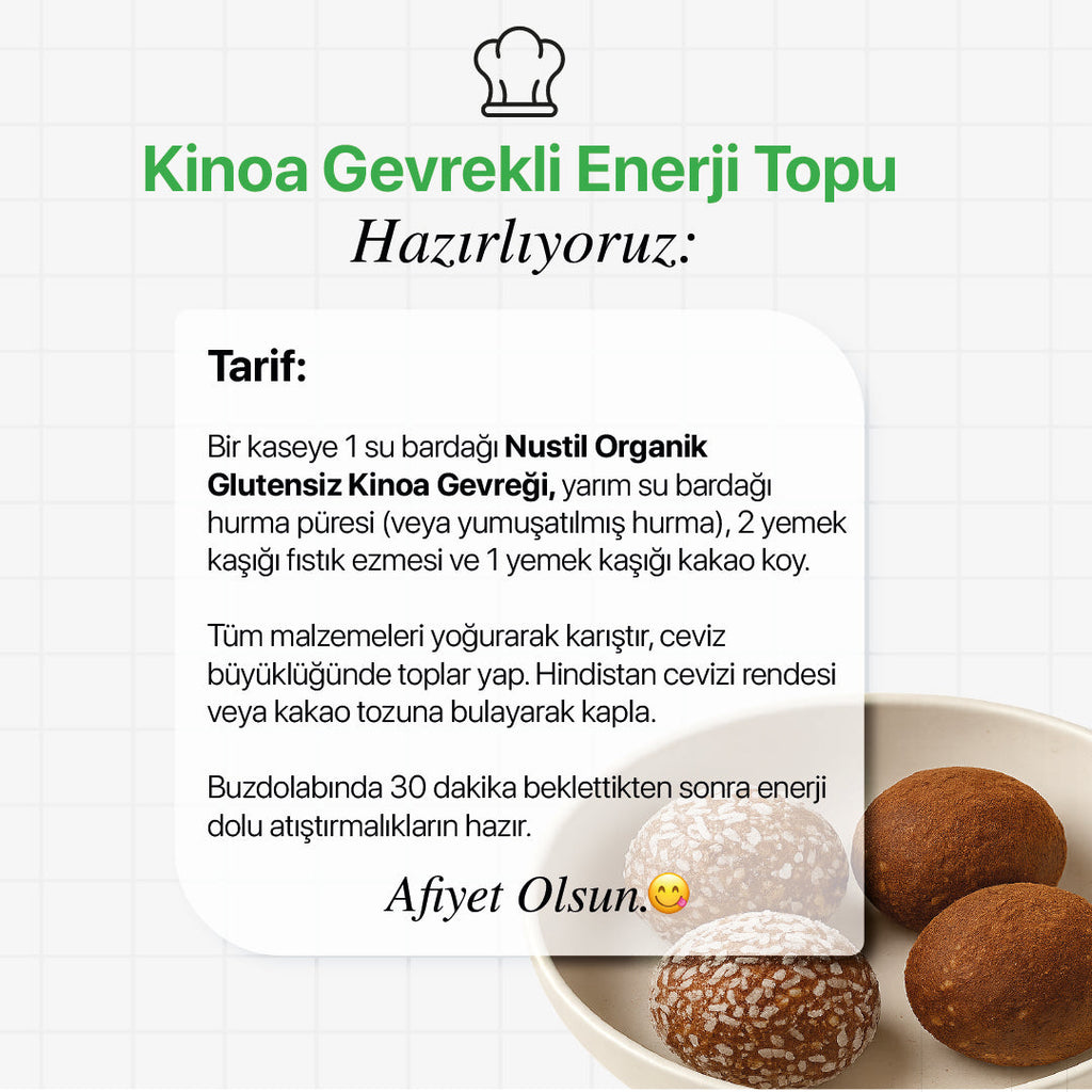 NUSTİL Organik Kinoa Gevreği 250g