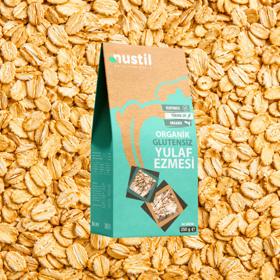 NUSTİL Organik Glutensiz Yulaf Ezmesi 250g