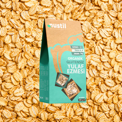 NUSTİL Organik Glutensiz Yulaf Ezmesi 250g