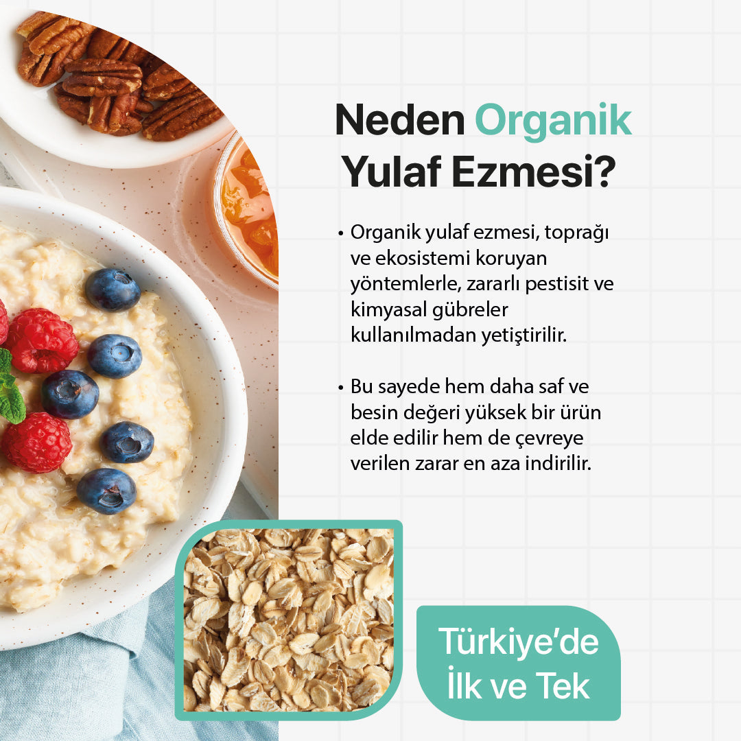 NUSTİL Organik Glutensiz Yulaf Ezmesi 250g