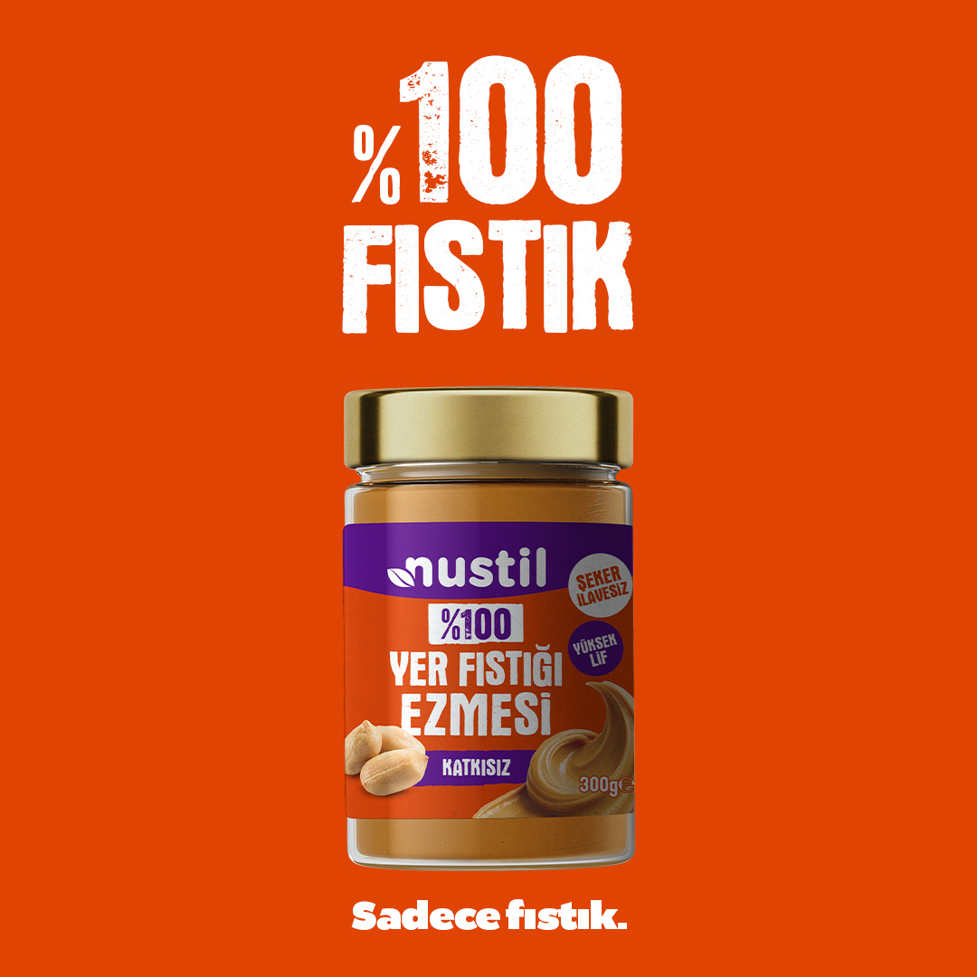 NUSTİL %100 Yer Fıstığı Ezmesi 300g
