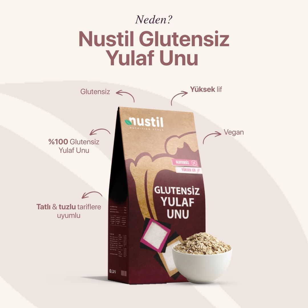 NUSTİL Glutensiz Yulaf Unu 300g